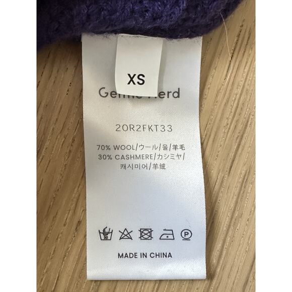 Gentle Herd 100% Cashmere Funnel Neck Sweater Size XS $269 MSRP - Picture 8 of 8